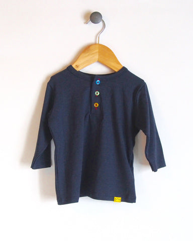 Henley en bleu marine